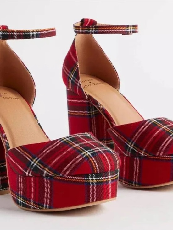 Betsy Johnson X Torrid collab red heels main image 3